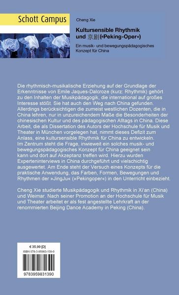 Produktbild: Kultursensible Rhythmik und Jing Ju ("Pekingoper")