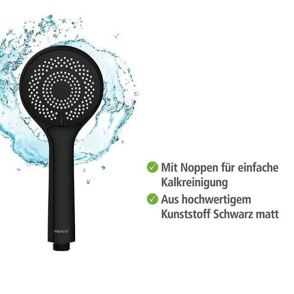 Produktbild: Duschkopf Watersaving &Oslash; 96 cm 3 Funktionen, &Oslash; 9,5 cm