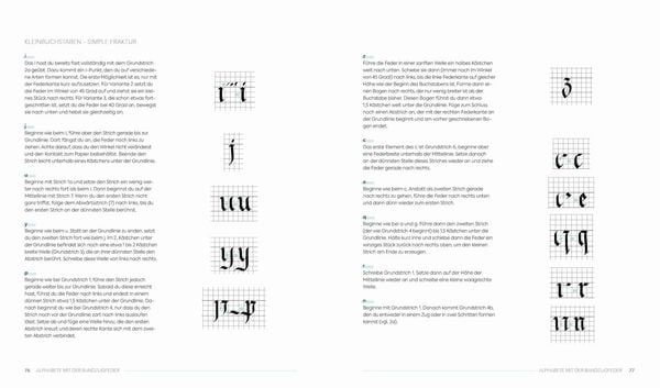 Kalligrafie – Alphabete für jeden Anlass