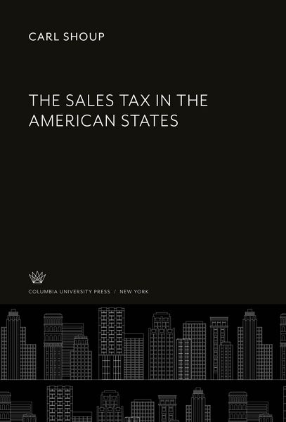 Produktbild: The Sales Tax in the American States