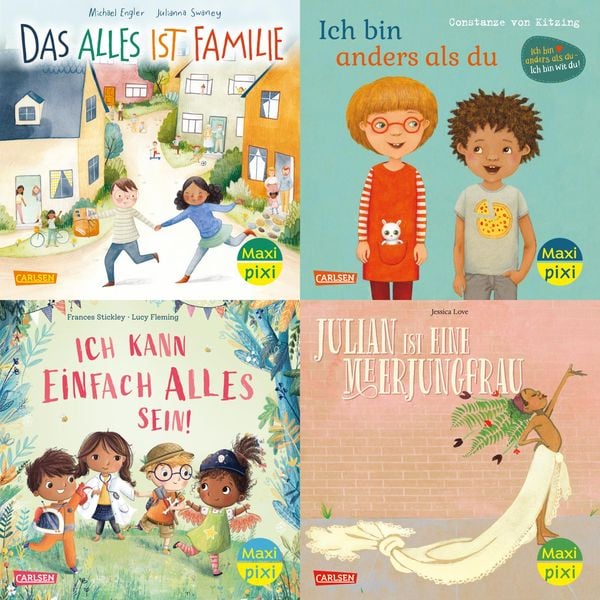 Produktbild: Maxi-Pixi-4er-Set 107: Du, ich und wir (4x1 Exemplar)