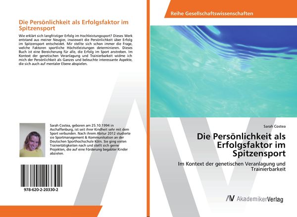 Produktbild: Die Pers&ouml;nlichkeit als Erfolgsfaktor im Spitzensport
