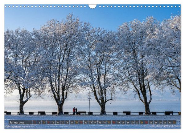 Produktbild: Die Halbinsel Mettnau - Erholungsort im Bodensee (Wandkalender 2026 DIN A3 quer), CALVENDO Monatskalender