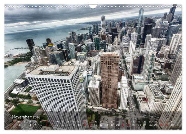 Produktbild: Chicago - Stadt der Ebenen (Wandkalender 2026 DIN A3 quer), CALVENDO Monatskalender