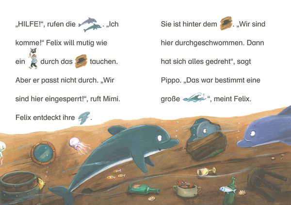 Produktbild: Bildermaus - Der kleine Delfin auf Schatzsuche