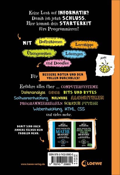 Produktbild: Big Fat Notebook - Alles, was du f&uuml;r Informatik brauchst - Das Starterkit f&uuml;r angehende Programmierer