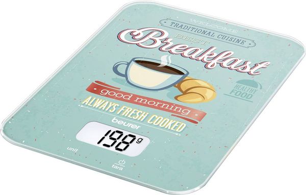 Beurer KS-19 Breakfast Digitale Küchenwaage digital Wägebereich (max.)=5kg Mint, Bunt
