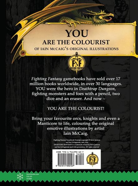 Produktbild: Deathtrap Dungeon Colouring Book