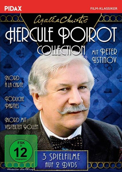 Agatha Christie: Hercule Poirot-Collection (Mord à la Carte + Mord mit verteilten Rollen + Tödliche Parties) (Pidax Film