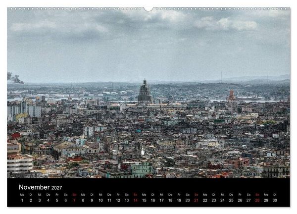 Produktbild: Havanna - Ansichten einer bemerkenswerten Stadt (hochwertiger Premium Wandkalender 2027 DIN A2 quer), Kunstdruck in Hochglanz