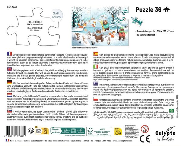 Produktbild: CALYPTO - Tiere im Winter 36 Teile