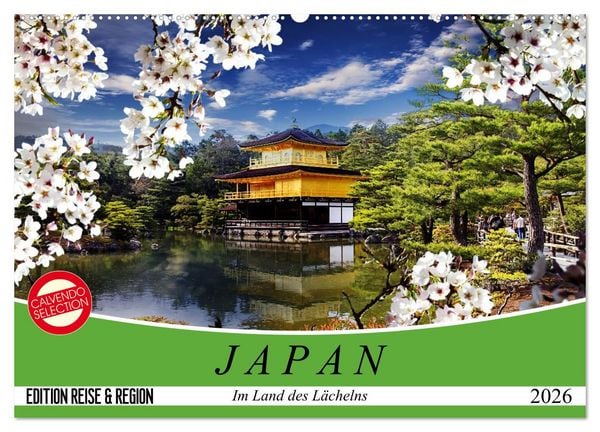 Japan. Im Land des Lächelns (Wandkalender 2026 DIN A2 quer), CALVENDO Monatskalender