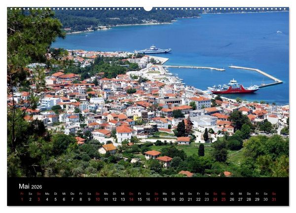 Produktbild: Griechenland - Insel Thassos (Wandkalender 2026 DIN A2 quer), CALVENDO Monatskalender