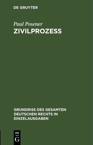 Produktbild: Zivilproze&szlig;