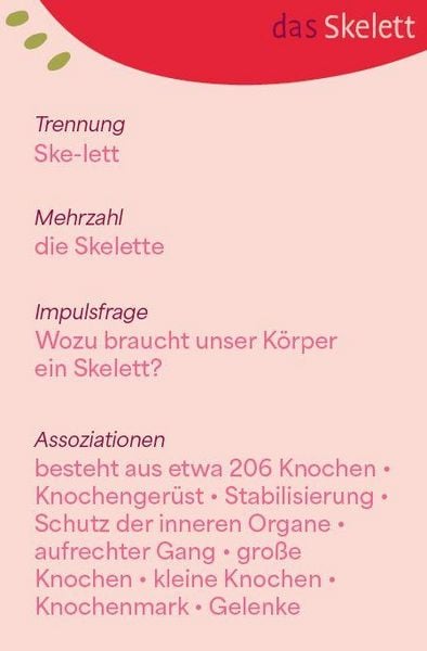 Produktbild: Wortschatzk&auml;rtchen: K&ouml;rper
