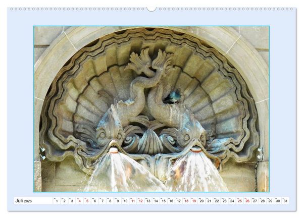 Produktbild: Sch&ouml;ne Wasserspiele (Wandkalender 2026 DIN A2 quer), CALVENDO Monatskalender