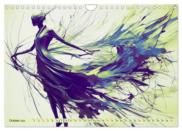 Produktbild: Silhouettes of change - Mystical nature spirits (Wall Calendar 2026 DIN A4 landscape), CALVENDO 12 Month Wall Calendar