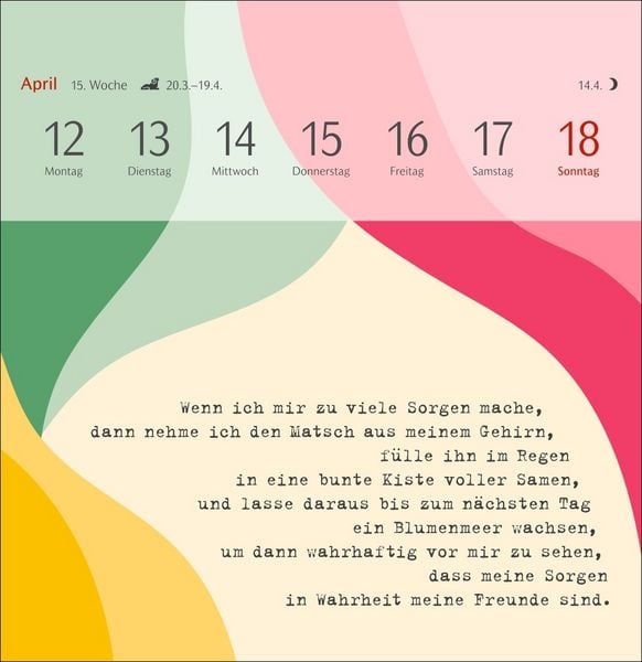 Produktbild: Clara Louise: Dort, wo die Sterne funkeln Premium-Postkartenkalender 2027 - 53 Postkarten mit poetischen Gedanken