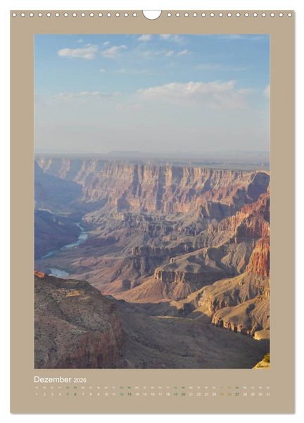 Produktbild: Erlebe mit mir den Grand Canyon (Wandkalender 2026 DIN A3 hoch), CALVENDO Monatskalender