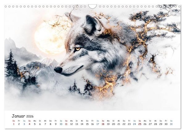Produktbild: W&auml;chter des Zauberwaldes (Wandkalender 2026 DIN A3 quer), CALVENDO Monatskalender