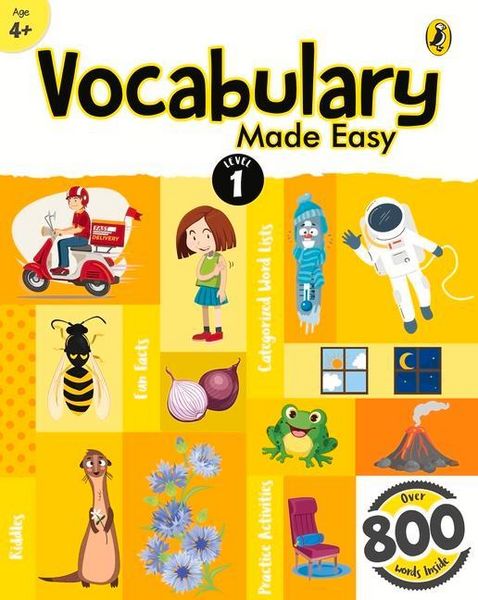 Produktbild: Vocabulary Made Easy Level 1: Fun, Interactive English Vocab Builder, Activity & Practice Book with Pictures for Kids 4+, Collection of 800+ Everyday