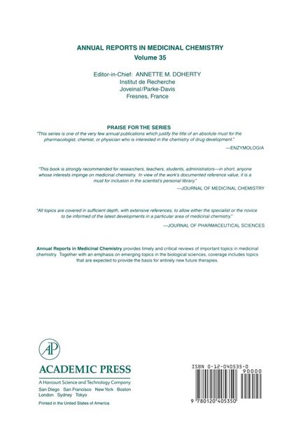 Produktbild: Annual Reports in Medicinal Chemistry