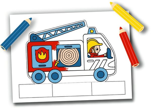 Produktbild: Mein gro&szlig;es Prickel-Starterset: Fahrzeuge - Mini-K&uuml;nstler