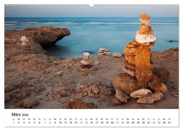 Produktbild: K&uuml;sten - Kunst der Meere (Wandkalender 2026 DIN A2 quer), CALVENDO Monatskalender