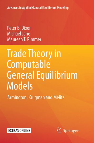 Produktbild: Trade Theory in Computable General Equilibrium Models