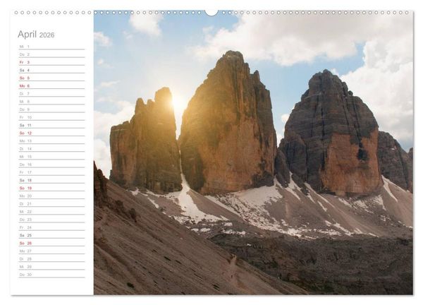 Produktbild: Wundervolle Pl&auml;tze in S&uuml;dtirol (Wandkalender 2026 DIN A2 quer), CALVENDO Monatskalender