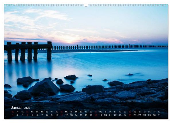 Produktbild: Wangerooge &ndash; Eine Perle in der Nordsee. (Wandkalender 2026 DIN A2 quer), CALVENDO Monatskalender