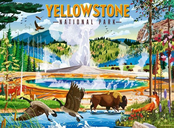 Yellowstone National Park 500 PC Puzzle