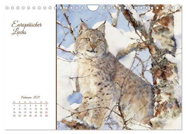 Produktbild: Tiere in Skandinaviens Wildnis (Wandkalender 2027 DIN A4 quer), CALVENDO Monatskalender