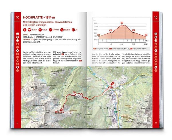 Produktbild: KOMPASS Wanderf&uuml;hrer Achensee, Karwendel, Brandenberger Alpen, Rofan, 55 Touren mit Extra-Tourenkarte