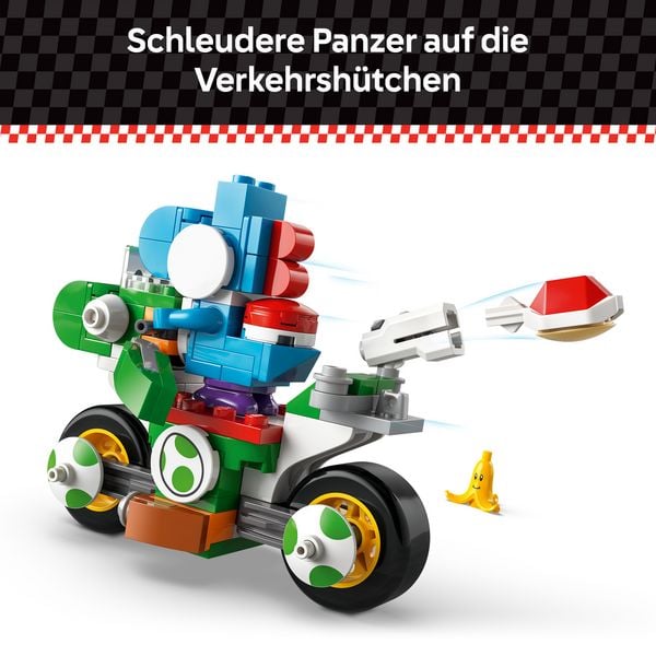 Produktbild: LEGO Super Mario: Mario Kart &ndash; Yoshi-Bike, Nintendo Spielset 72031