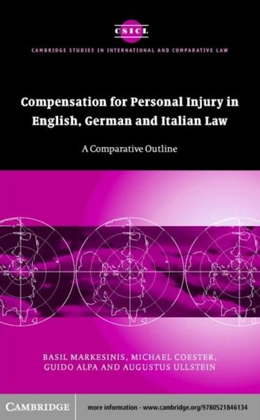 Produktbild: Compensation for Personal Injury in English, German and Italian Law