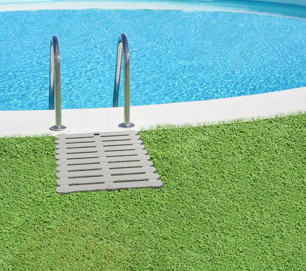 Produktbild: Duschrost Mod. Indoor & Outdoor Taupe, aus stabilem Kunststoff