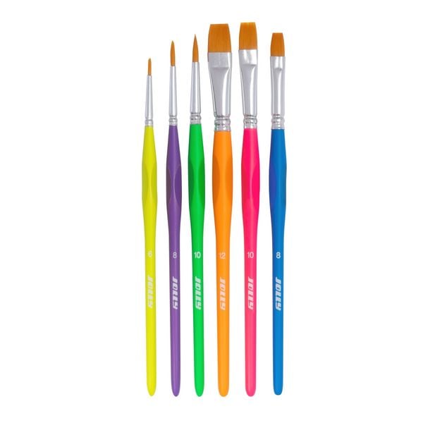 Produktbild: JOLLY Dreikant Pinselset, neon