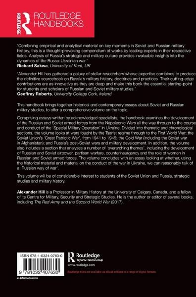 Produktbild: The Routledge Handbook of Soviet and Russian Military Studies