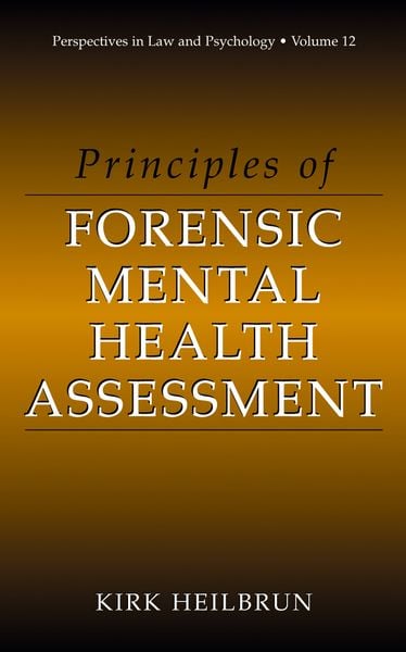 Produktbild: Principles of Forensic Mental Health Assessment