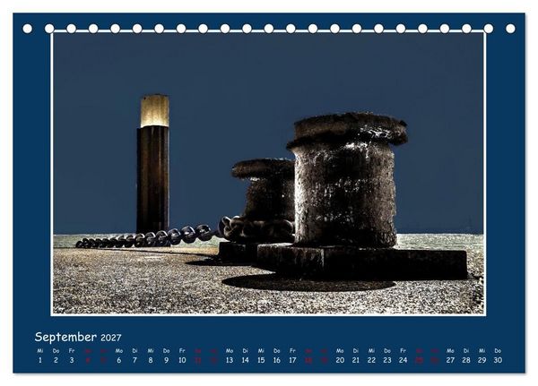 Produktbild: Maritime Momente (Tischkalender 2027 DIN A5 quer), CALVENDO Monatskalender