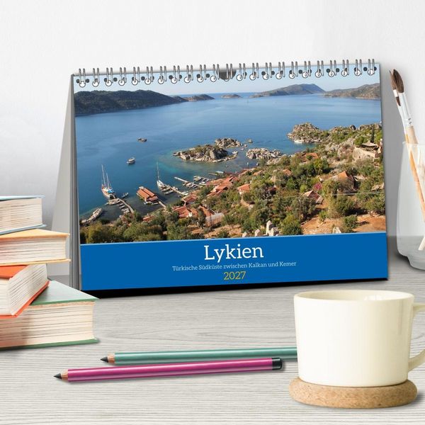 Produktbild: Lykien. T&uuml;rkische S&uuml;dk&uuml;ste zwischen Kalkan und Kemer (Tischkalender 2027 DIN A5 quer), CALVENDO Monatskalender