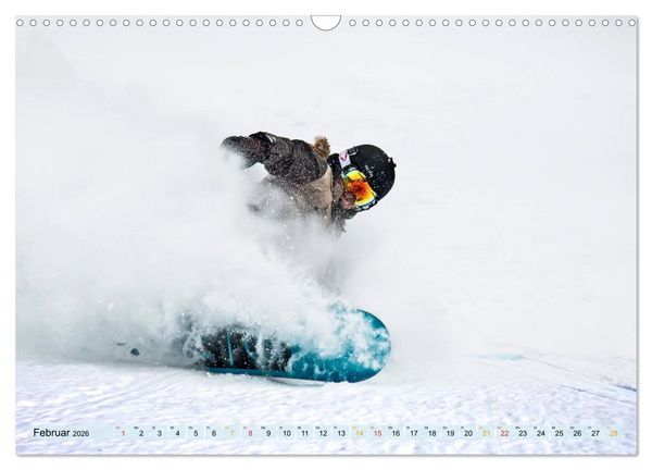 Produktbild: Snowboard - so cool (Wandkalender 2026 DIN A3 quer), CALVENDO Monatskalender