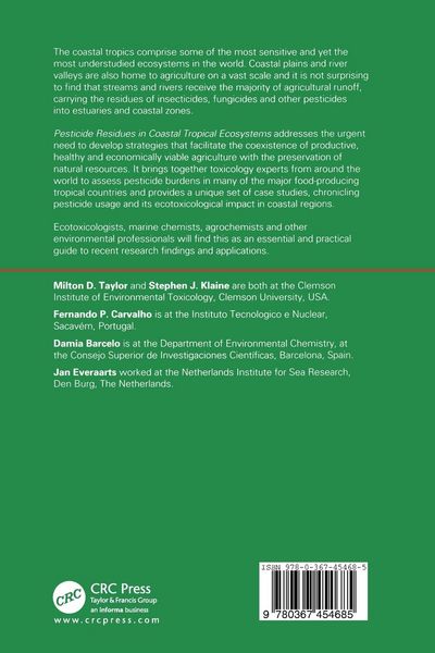 Produktbild: Pesticide Residues in Coastal Tropical Ecosystems