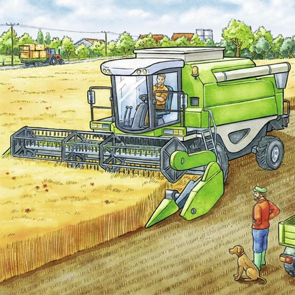 Produktbild: Ravensburger Puzzle Große Landmaschinen