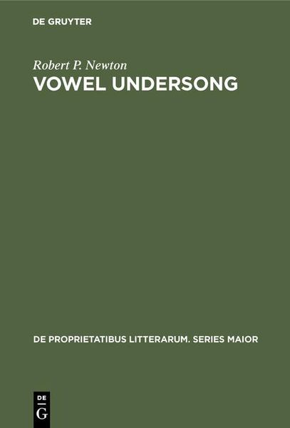 Produktbild: Vowel undersong
