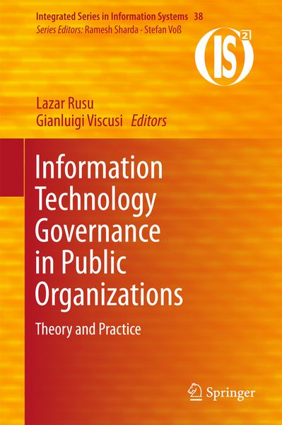 Produktbild: Information Technology Governance in Public Organizations
