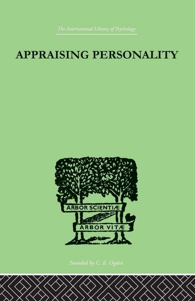 Produktbild: Appraising Personality