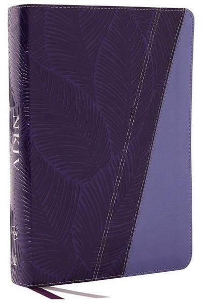 Produktbild: NKJV Study Bible, Leathersoft, Purple, Full-Color, Comfort Print