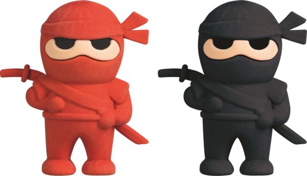 Produktbild: Radiergummi Ninja Power 3D | sortiert